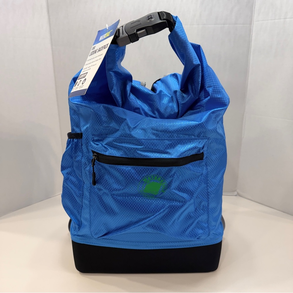 WaterSeals Edge Water-Resistant Backpack with Secura Combo Lock Technology Blue